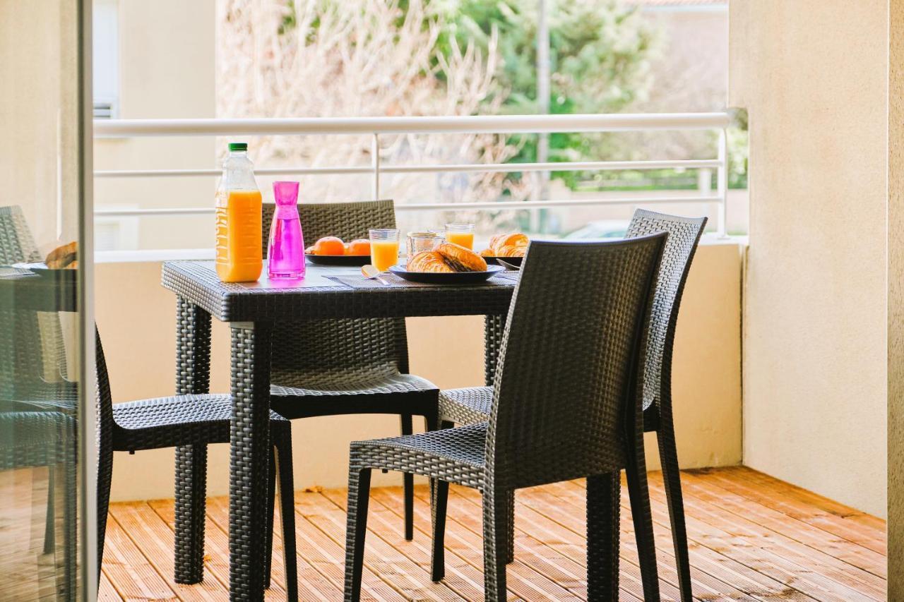 Tout Confort ! Calme, Climatisation, Piscine, Parking Gratuit, Grande Terrasse, Netflix, Wifi Carcassonne Exterior foto